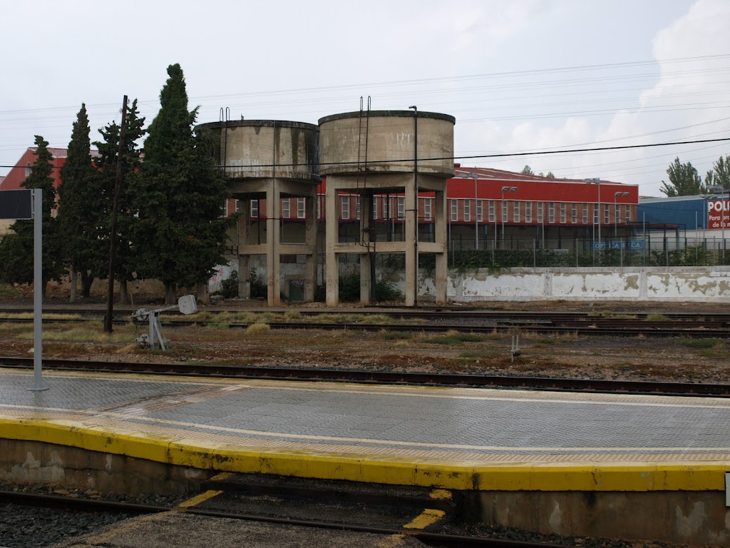 Depósitos de agua de la estación en Ronda