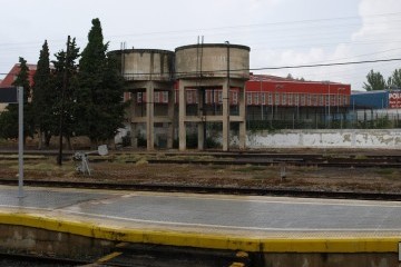 Depósitos de agua de la estación en Ronda