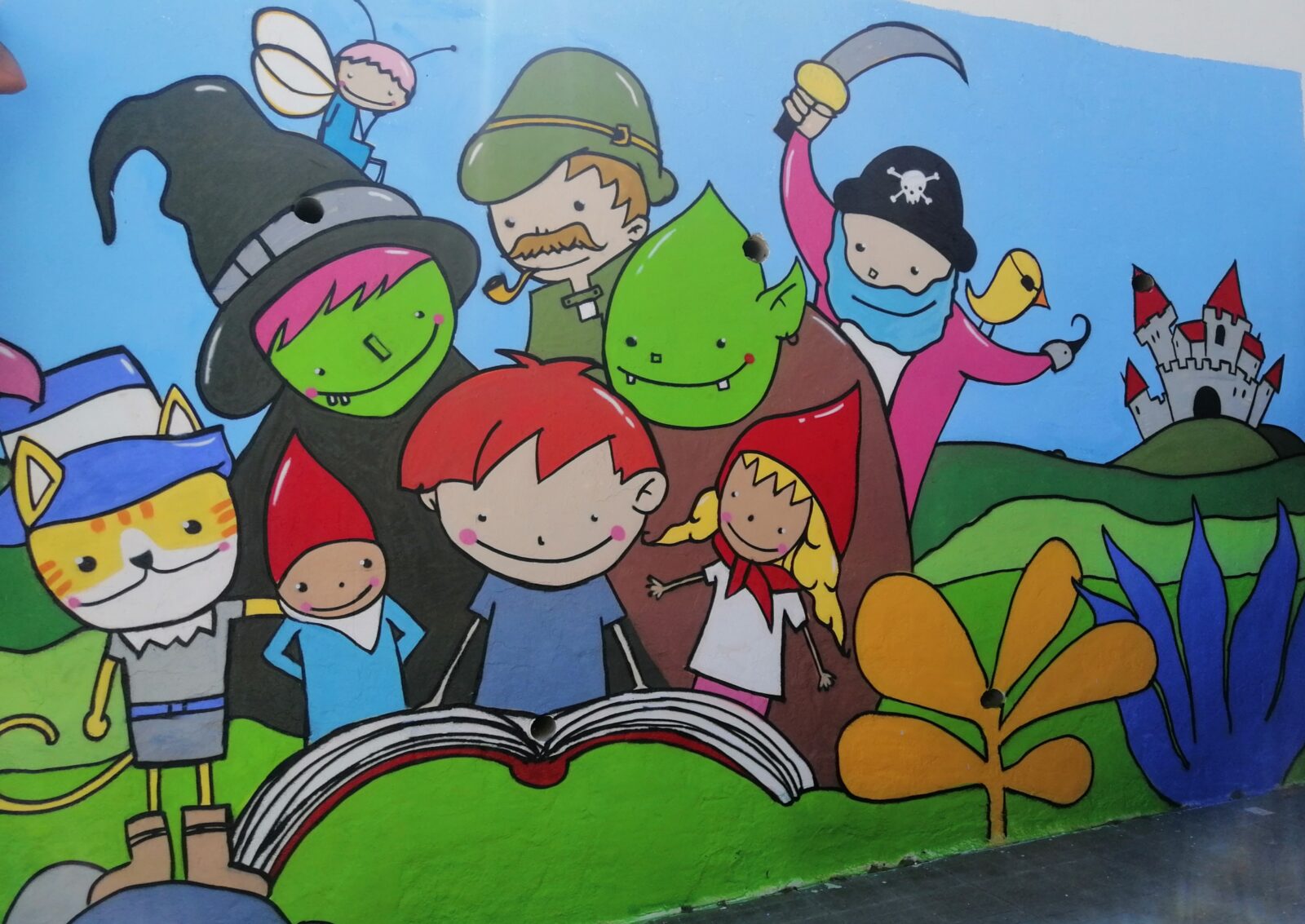 Murales del Colegio Martín Pinzón en Ronda